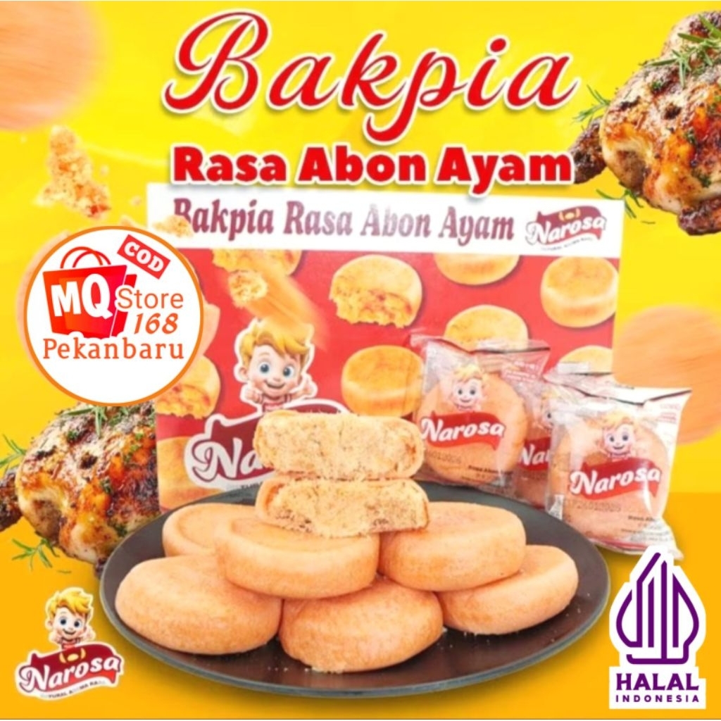 

BakPia Rasa Abon Ayam Enak Gurih 1Box isi 20pcs