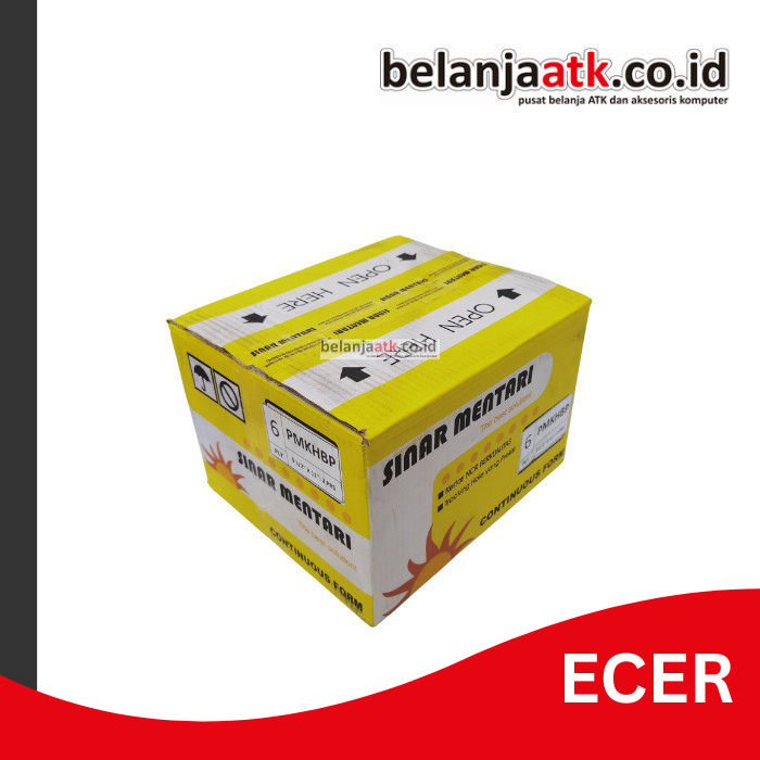 

[PAK] Continuous Form 6 Ply 9 ½” x 11” bagi 2 (PRS) Sinar Mentari (inch)