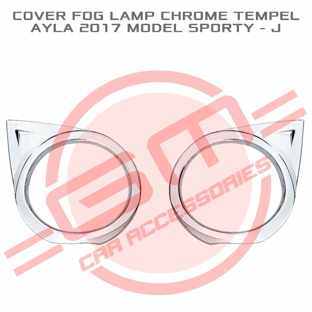 Cover Fog Lamp Chrome Ayla 2017