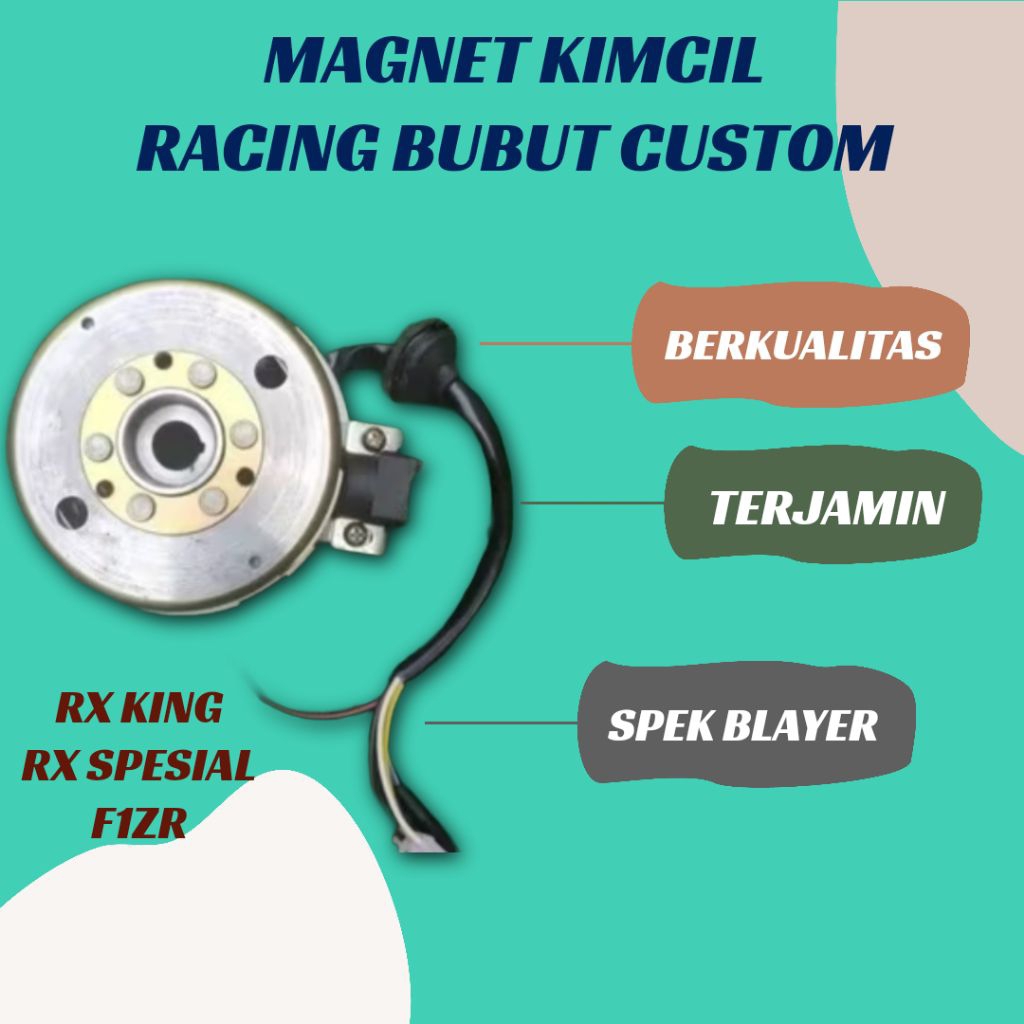 MAGNET MAHNET MAHNIT KIMCIL PNP RX KING RX SPESIAL F1ZR RACING PENGAPIAN SET CUSTOM BUBUT