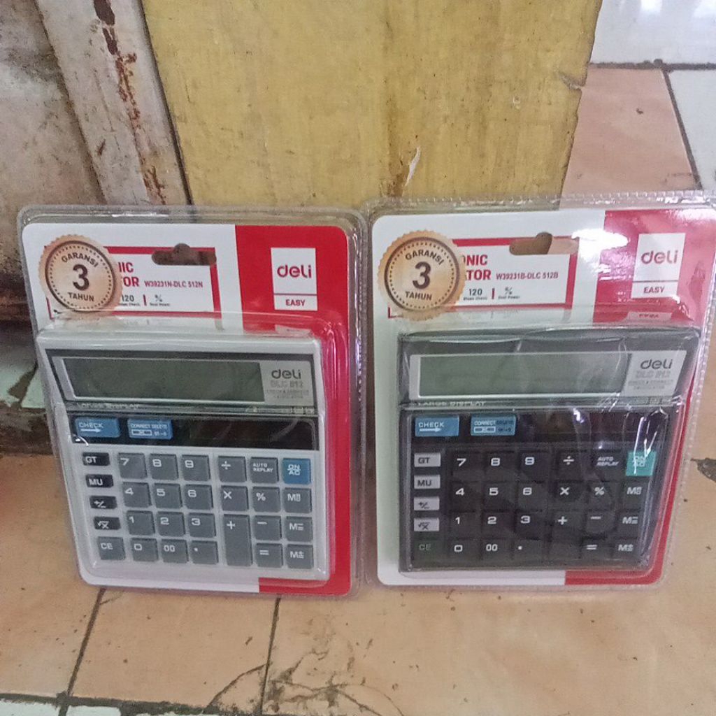 

deli kalkulator DLC 512 check & correct / pcs