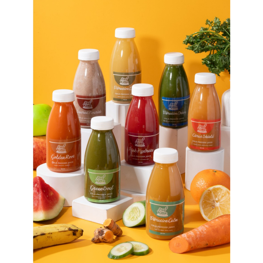 Jus Vibe - Detox Juice Paket Detox Calorie (Jus Metabolisme/Penurunan Berat Badan/Gula Darah ))