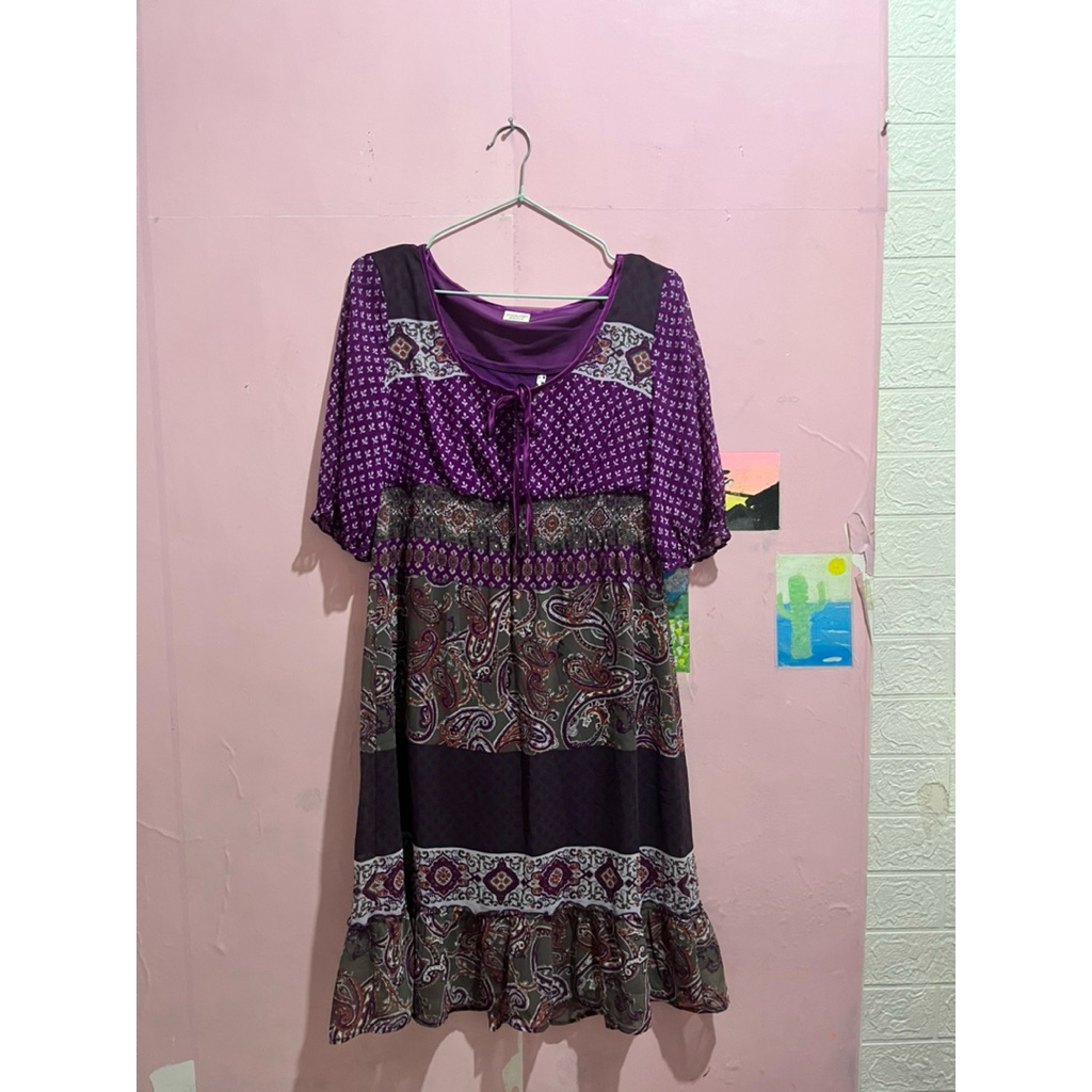 dress vintage wanita preloved (PERNAH DIPAKAI)