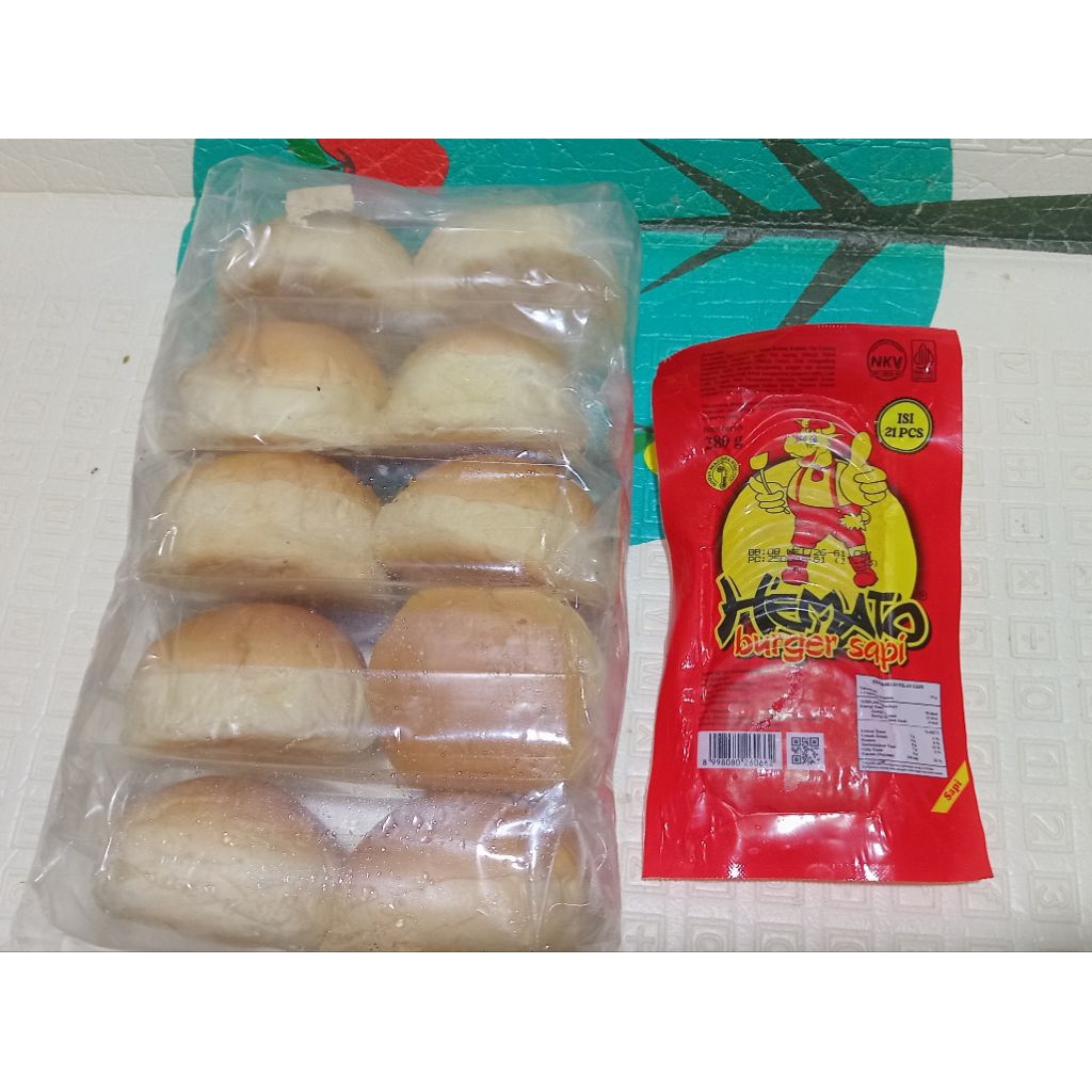 

Paket Roti Burger mini + Beef burger mini