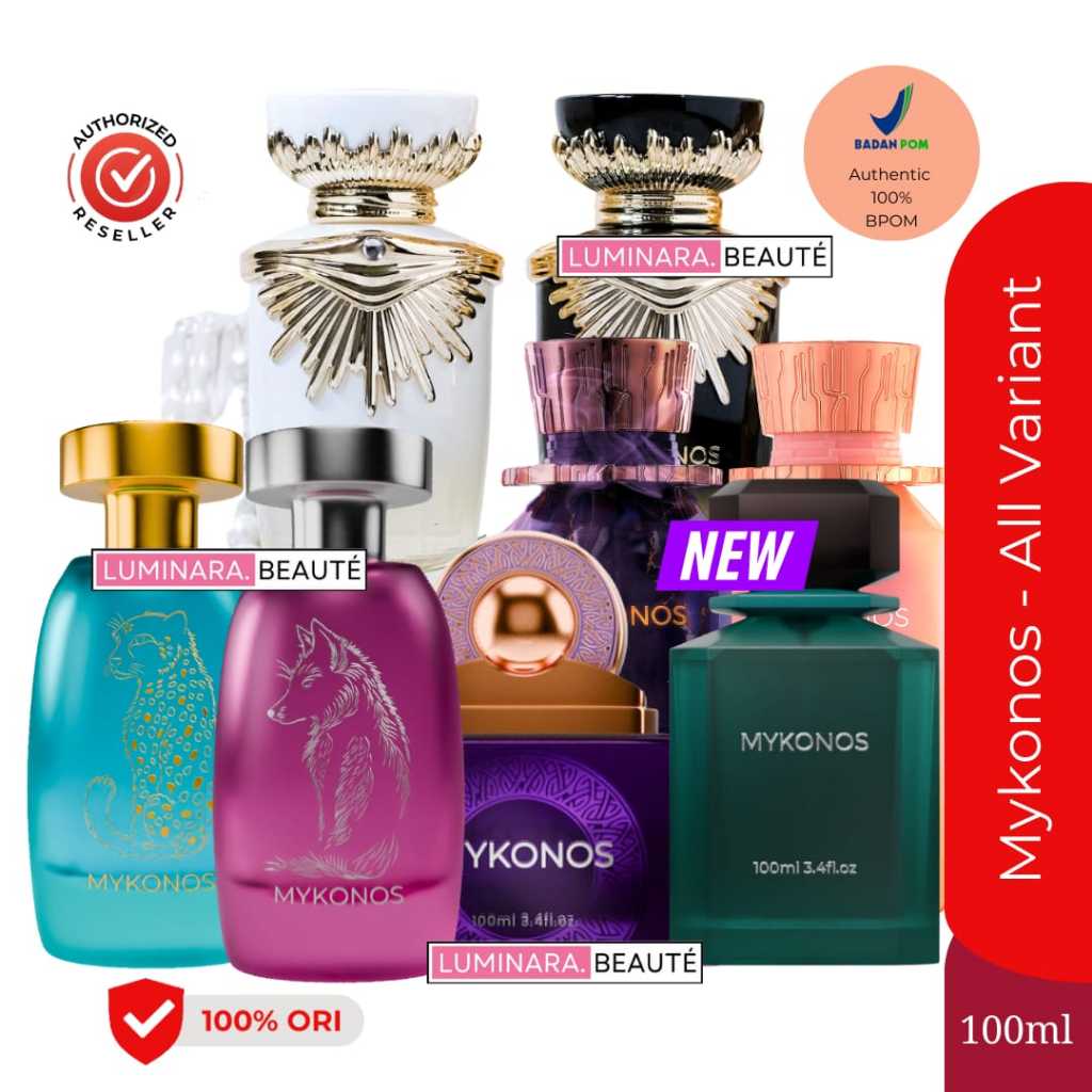 ( Free Tester ) Mykonos 100ML - In The Rocks Glitch Monaco Royale Tea Poetry Utopia Hawaiian Crush A