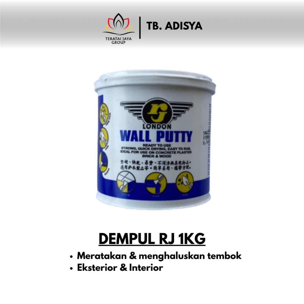 Dempul Tembok/Dempul Kayu RJ/Plamir/WALL PUTTY