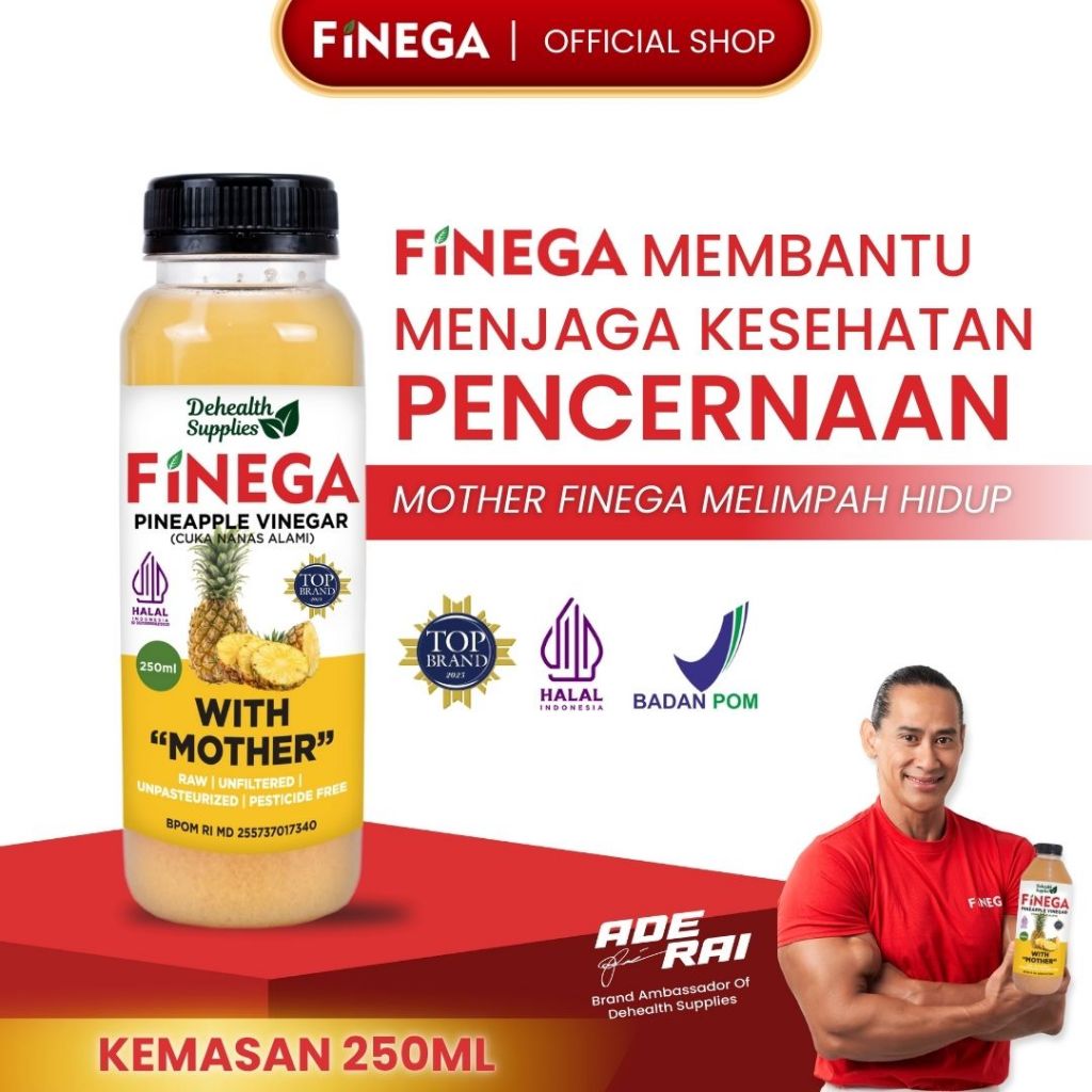 

Dehealth Supplies FINEGA CUKA NANAS 250ml Plastik