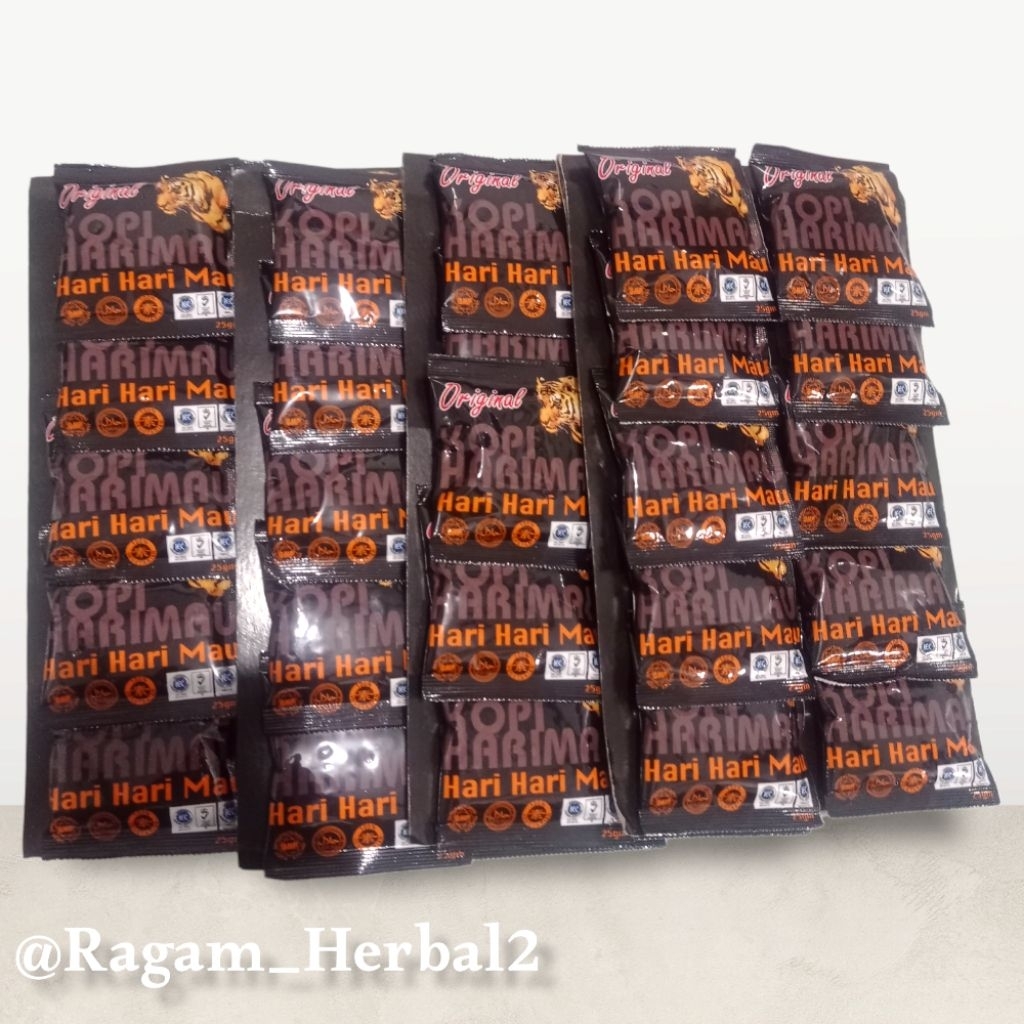 

kopi harihari mauu malaysia isi 10 bks