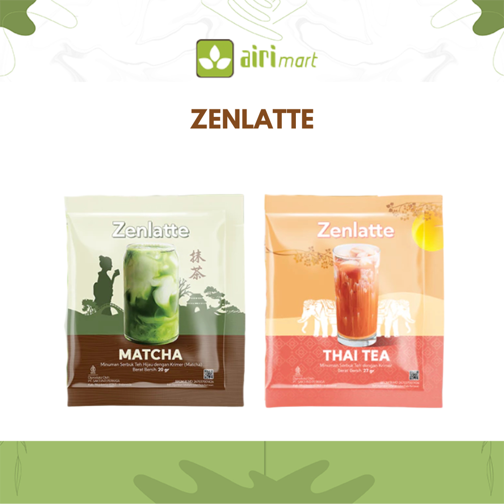 

Zenlatte Matcha & Thai Tea - Renceng/Pouch