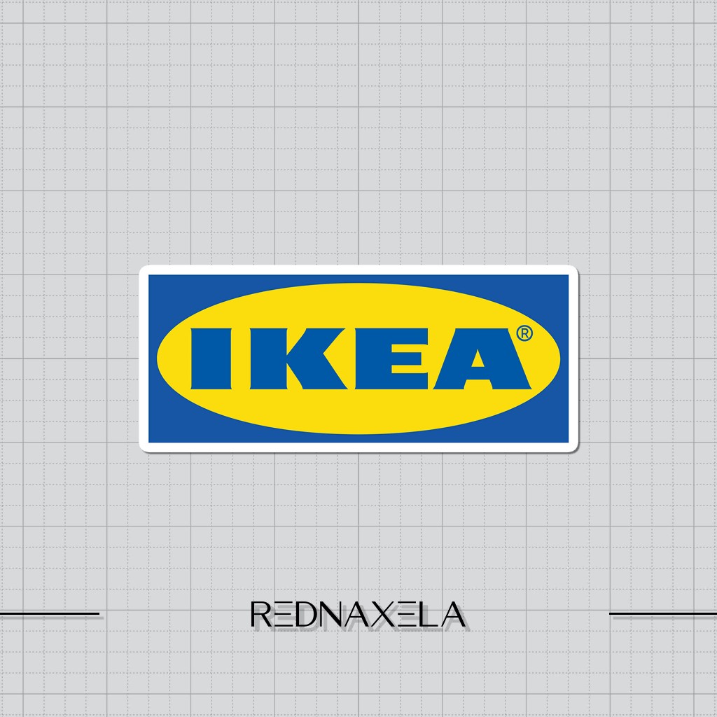 

Stiker Vinyl Ikea Logo Stiker Koper Outdoor Waterproof Sticker