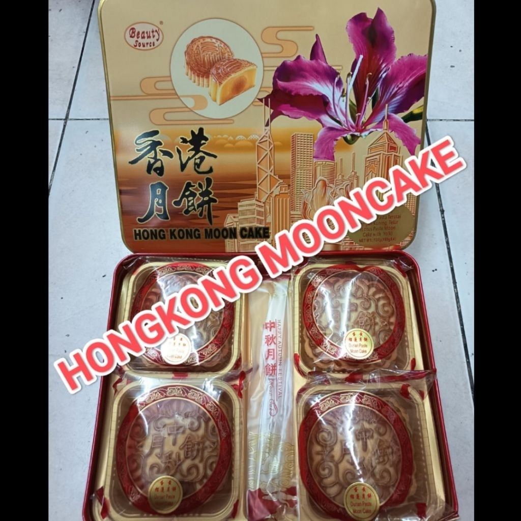 

HONGKONG MOONCAKE KUE BULAN ISI 4 PCS