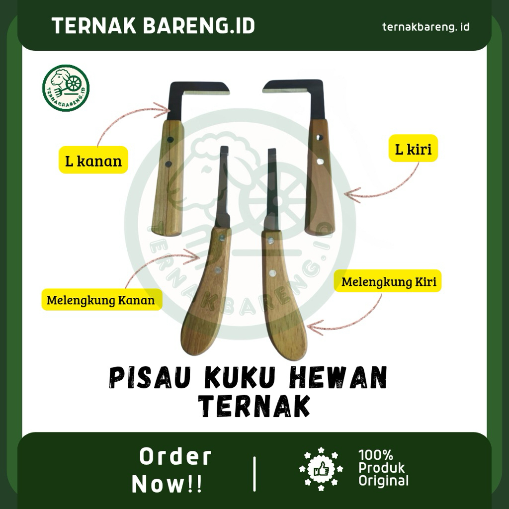 Pisau Kuku Hewan Ternak – 4 Model Pilihan