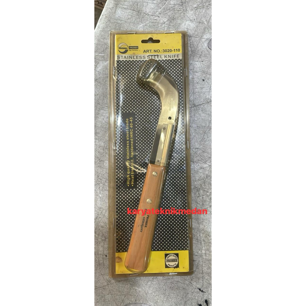 PISAU DERES | PISAU SADAP KARET | STAINLESS STEEL KNIFE 3020-110 PROHEX