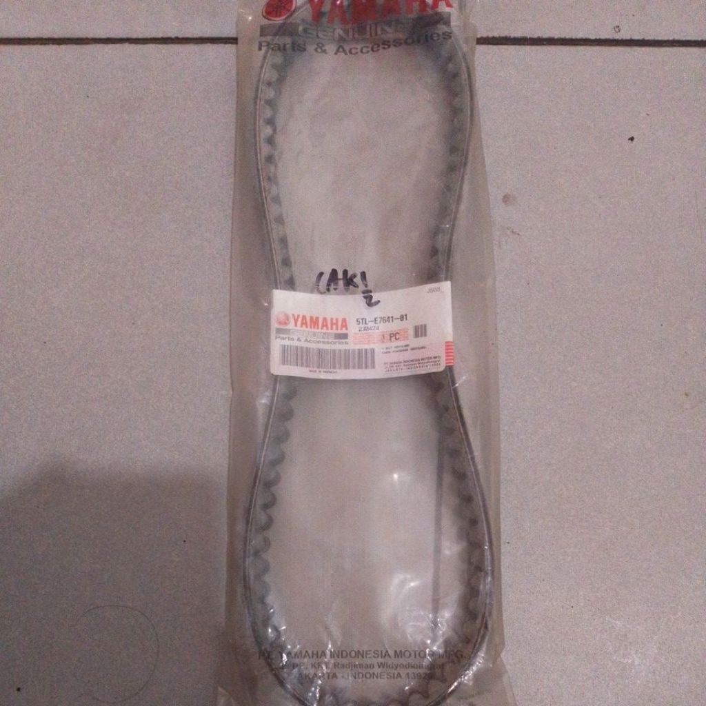 Vanbelt v-belt only  Mio karbu mio soul karbu 5TL-E7641-01 ori YAMAHA