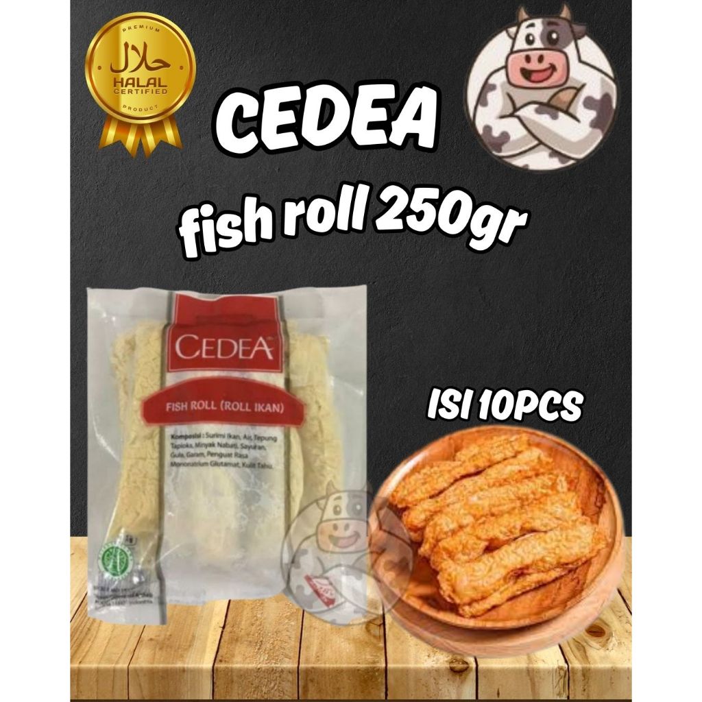 

CEDEA FISH ROLL/ ROW ROLL 250GR IKAN OALAHAN ISI 10PCS