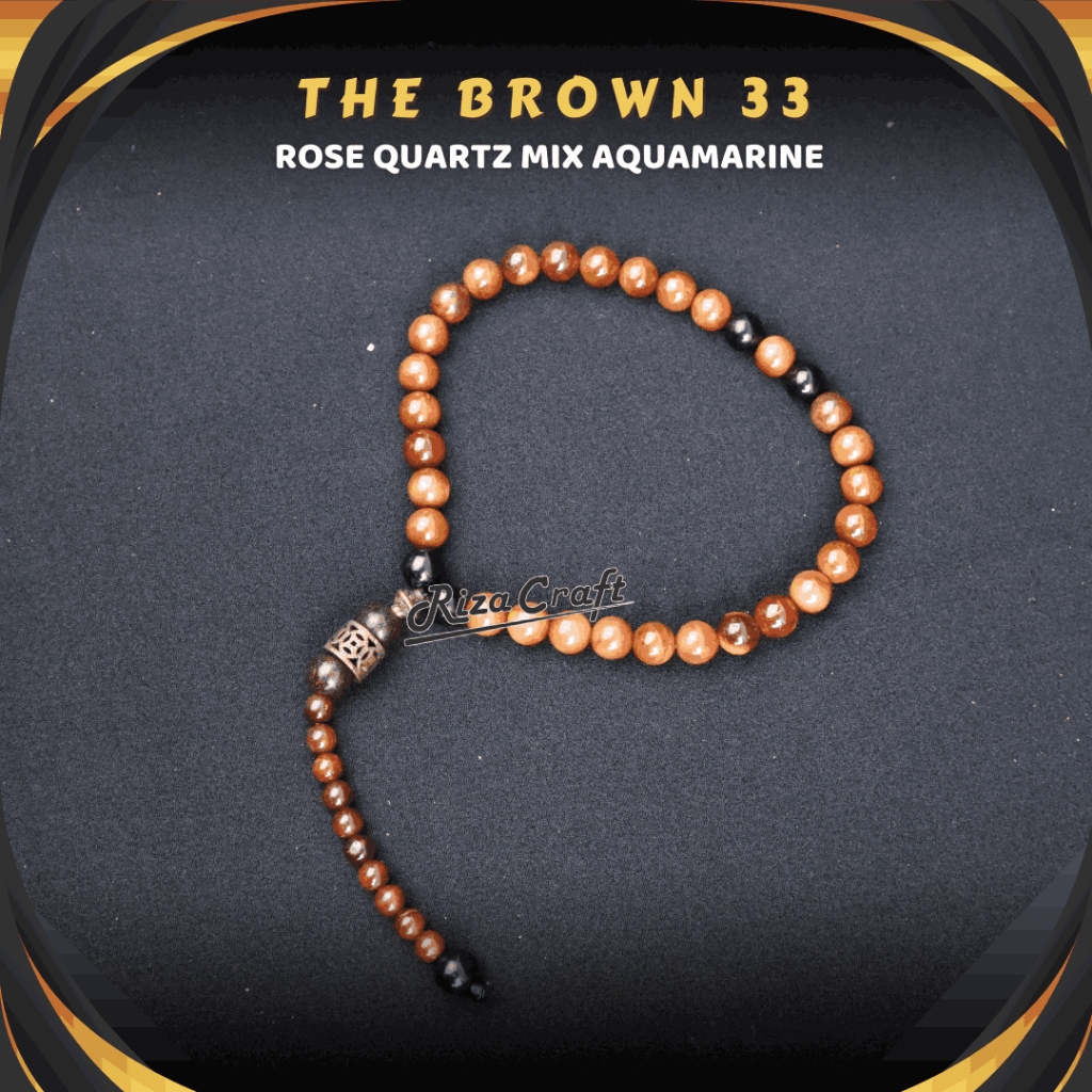 Tasbih 33 Butir Kayu Kokka Kaukah Kokka Kaokah Kokah  ASLI Original 100% Bersertifikat