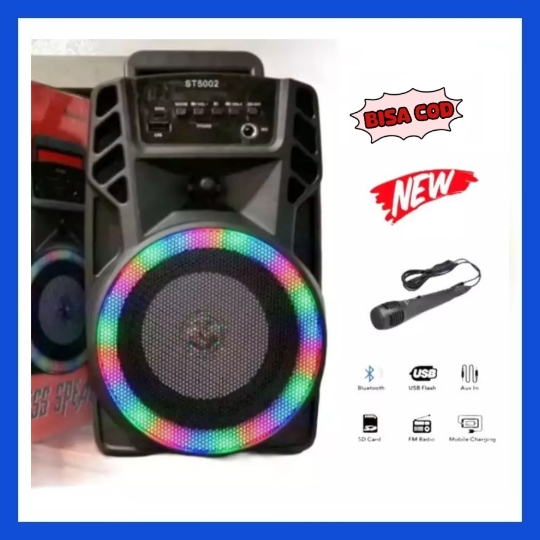 BISA COD Speaker Bluetooth ST-5001/ XTM-8118 Mp3 player FM Radio digital portebel