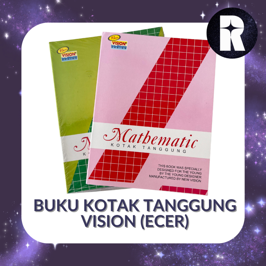 

Buku Tulis KOTAK TANGGUNG 30 lembar VISION [PER-PCS]