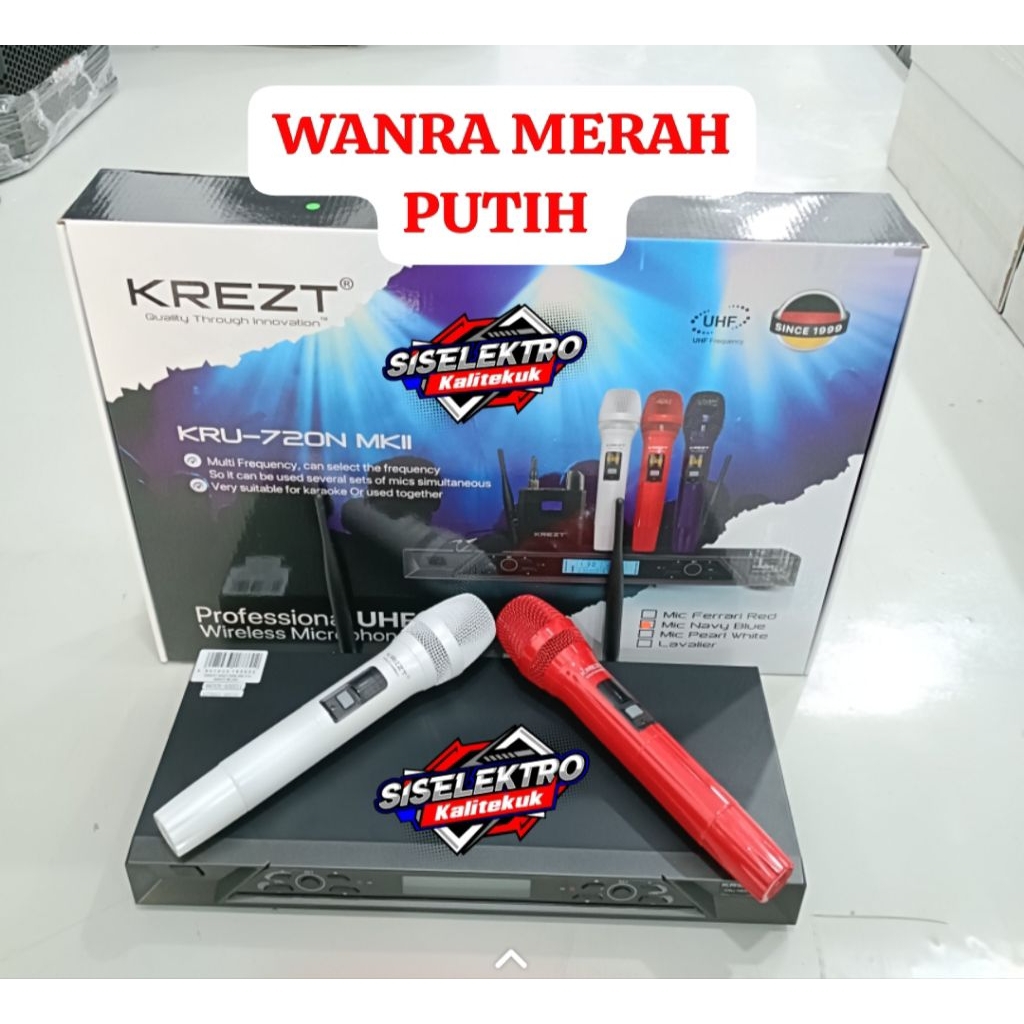 mic microphone wireless microphone krezt kru 720 n krezt kru 720n