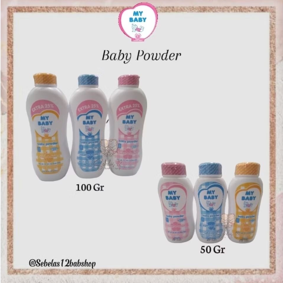 MY BABY Powder 100gr // My Baby Powder 50gr // Bedak My Baby// Bedak Tabur My Baby