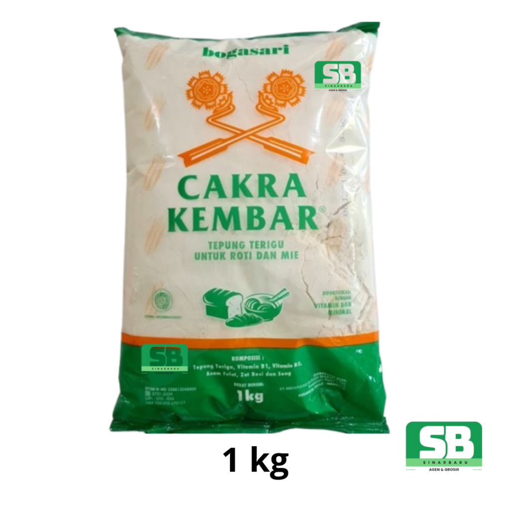 

TERIGU CAKRA KEMBAR KEMASAN 1 KG