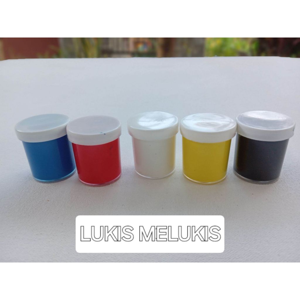 

Cat Akrilik PREMIUM 5 warna dasar Berkualitas! 20ml