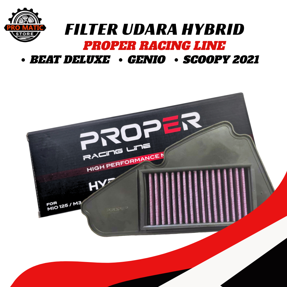 BEAT DELUXE - GENIO - Filter Udara Proper Hybrid Filter Udara