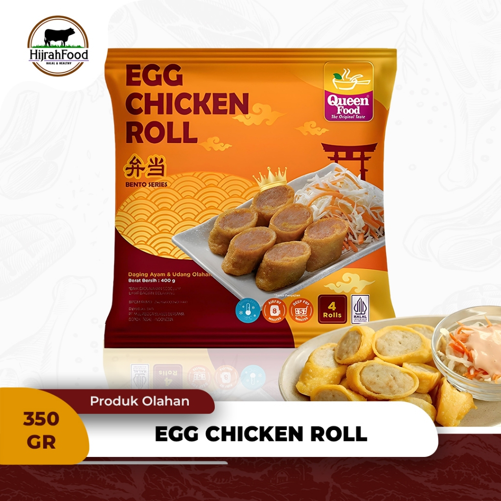 

Queen Food Egg Chicken Roll Olahan Ayam Udang Gulung Ala Jepang