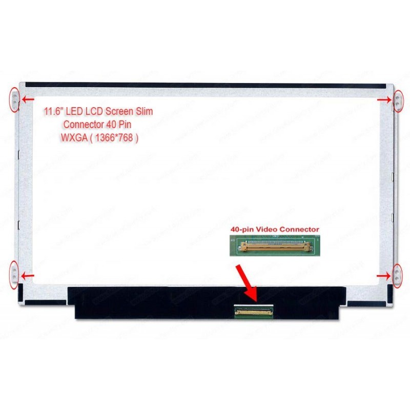 Led Lcd Stream 11.6 slim 40 Pin Bracket Kiri kanan 11-D 11-D017TU 11-N011TX 11-N208 11-D012TU 11-D02
