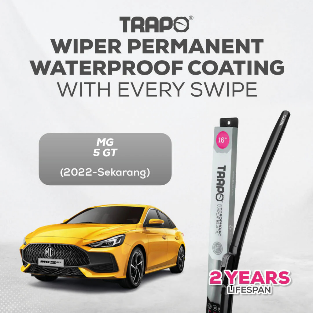 Wiper Mobil Trapo Hydrophobic Wiper Blade MG 5 GT (2022-Sekarang) Wiper MG 5 GT