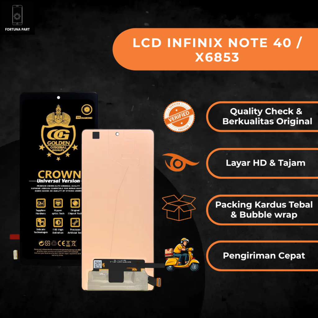 LCD INFINIX NOTE 40 / X6853 ORIGINAL FULLSET