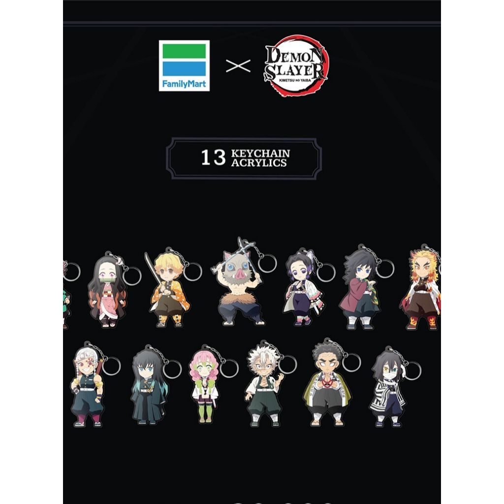 Demon Slayer x Family Mart Merchandise