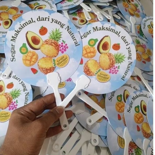 kipas custom, kipas tangan custom, kipas promosi, souvenir kipas