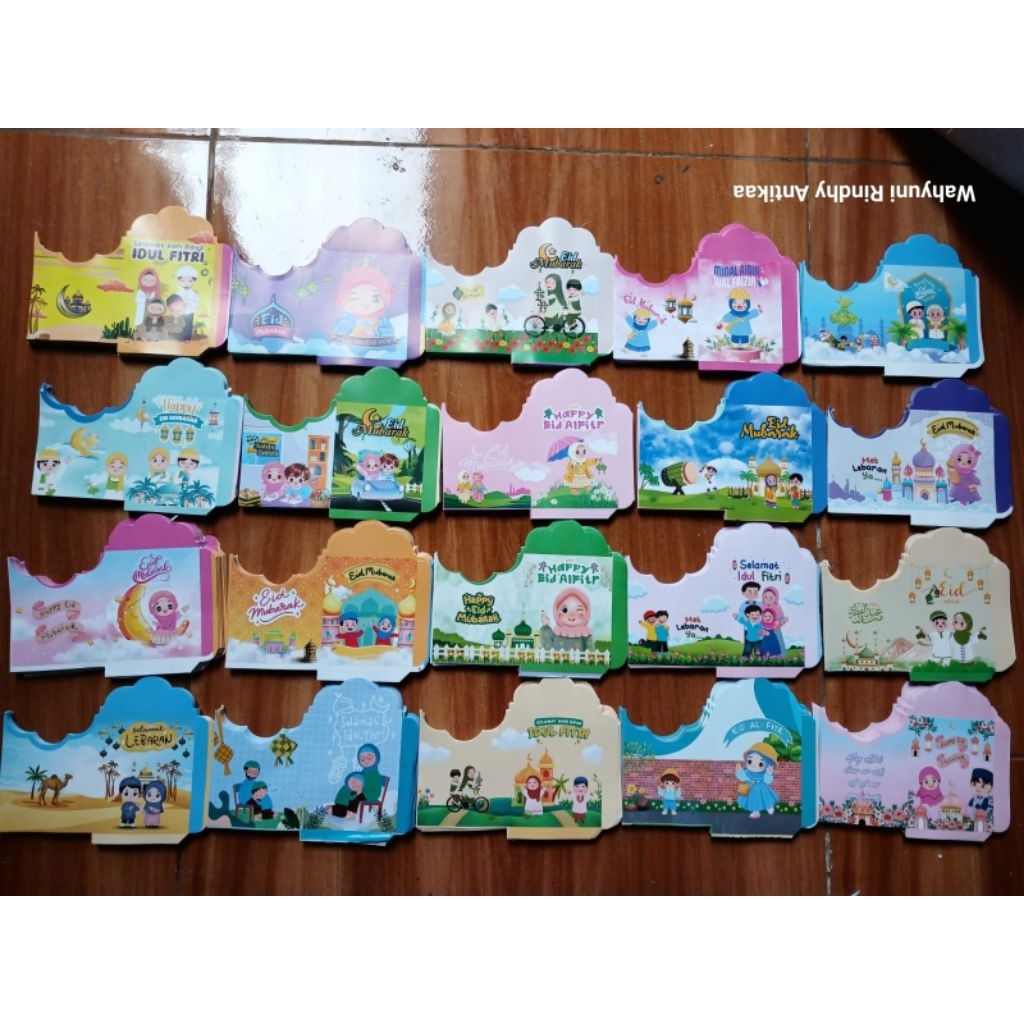 

1KG dapat 1000 lembar Amplop Lebaran 2026 Medium Glossy