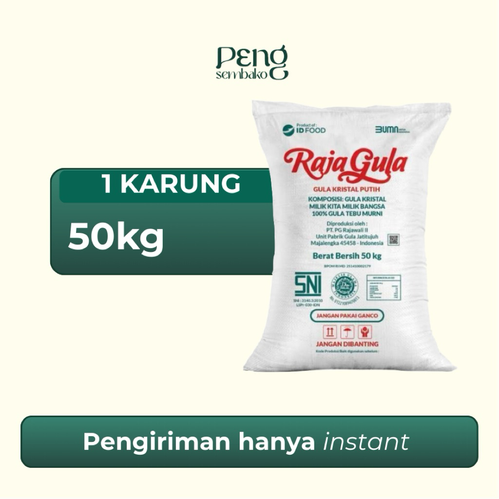 

RAJA GULA Gula Kristal Putih Karung (50kg)