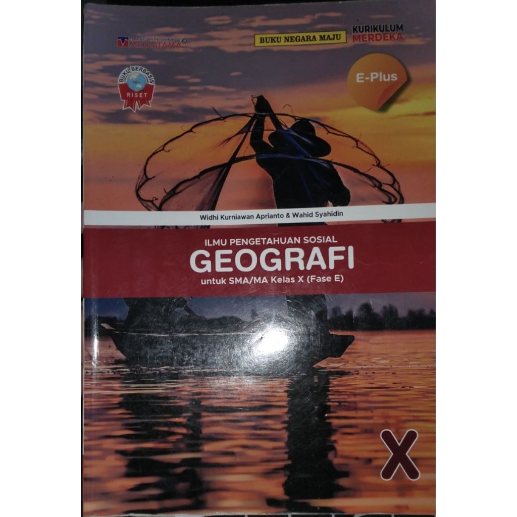 Buku Geografi Kelas X kurikulum merdeka mediatama