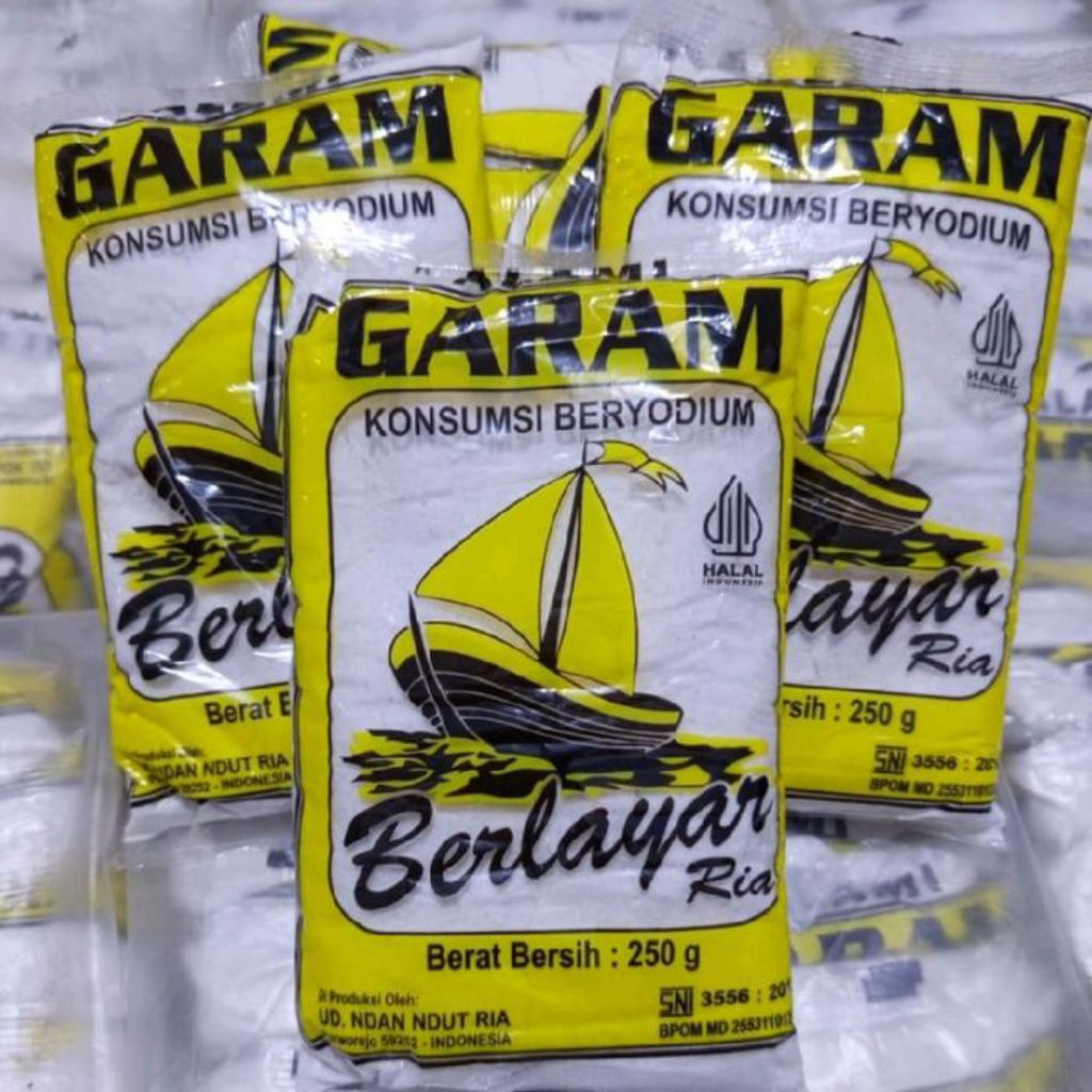 

GARAM 250gr 1 ball(10kg) MURAH BERYODIUM
