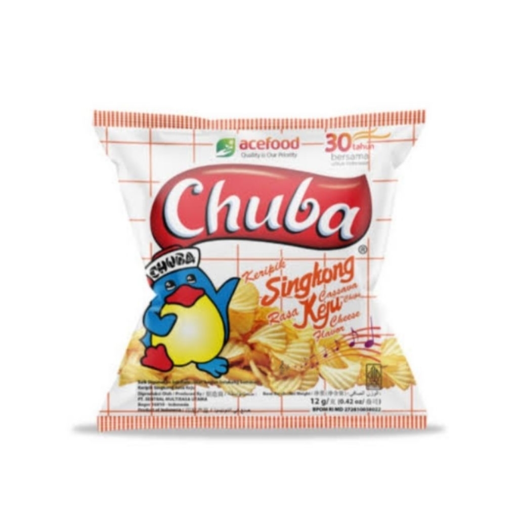 

Keripik snack chuba rasa keju 12gr