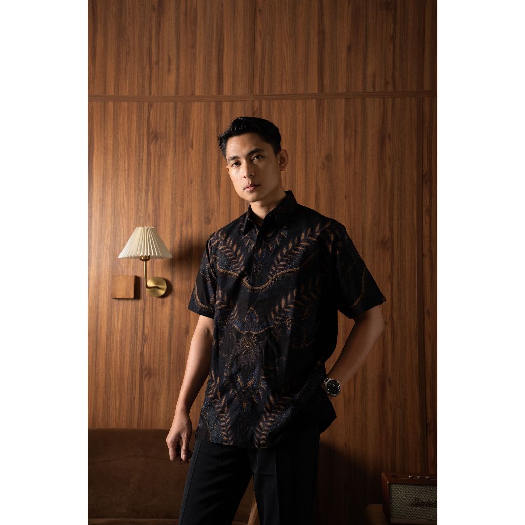 Batik Ayman - ANGGA LENGAN PENDEK | Kemeja Batik Pria Katun Halus Premium
