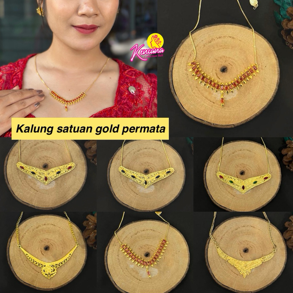 Kalung Jodha Satuan Bali Gold Kuningan/ Xuping/ Kalung Wanita Kundangan Nikahan