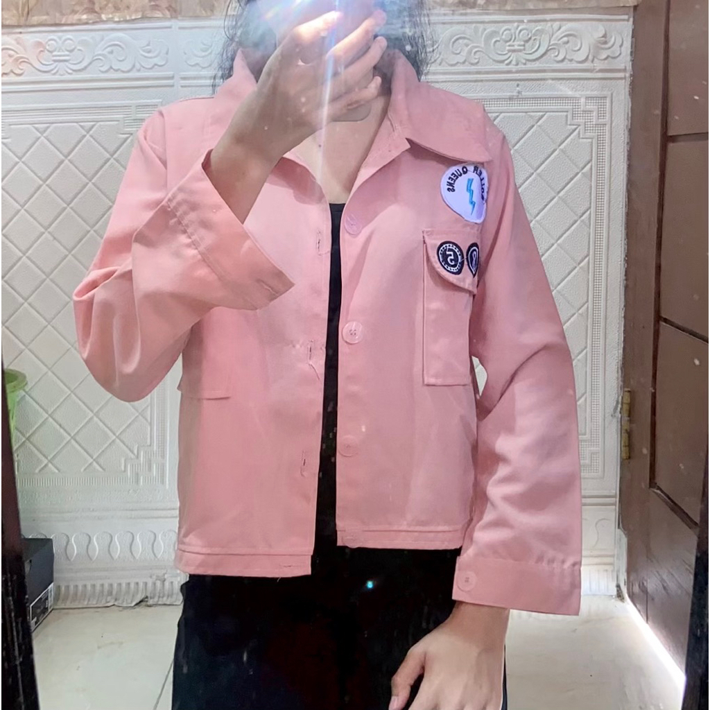 preloved kemeja pink