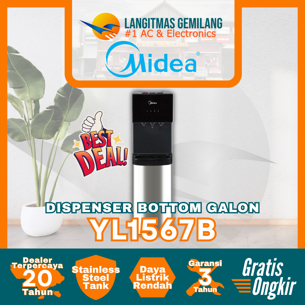 MIDEA DISPENSER Bottom Galon YL1567B