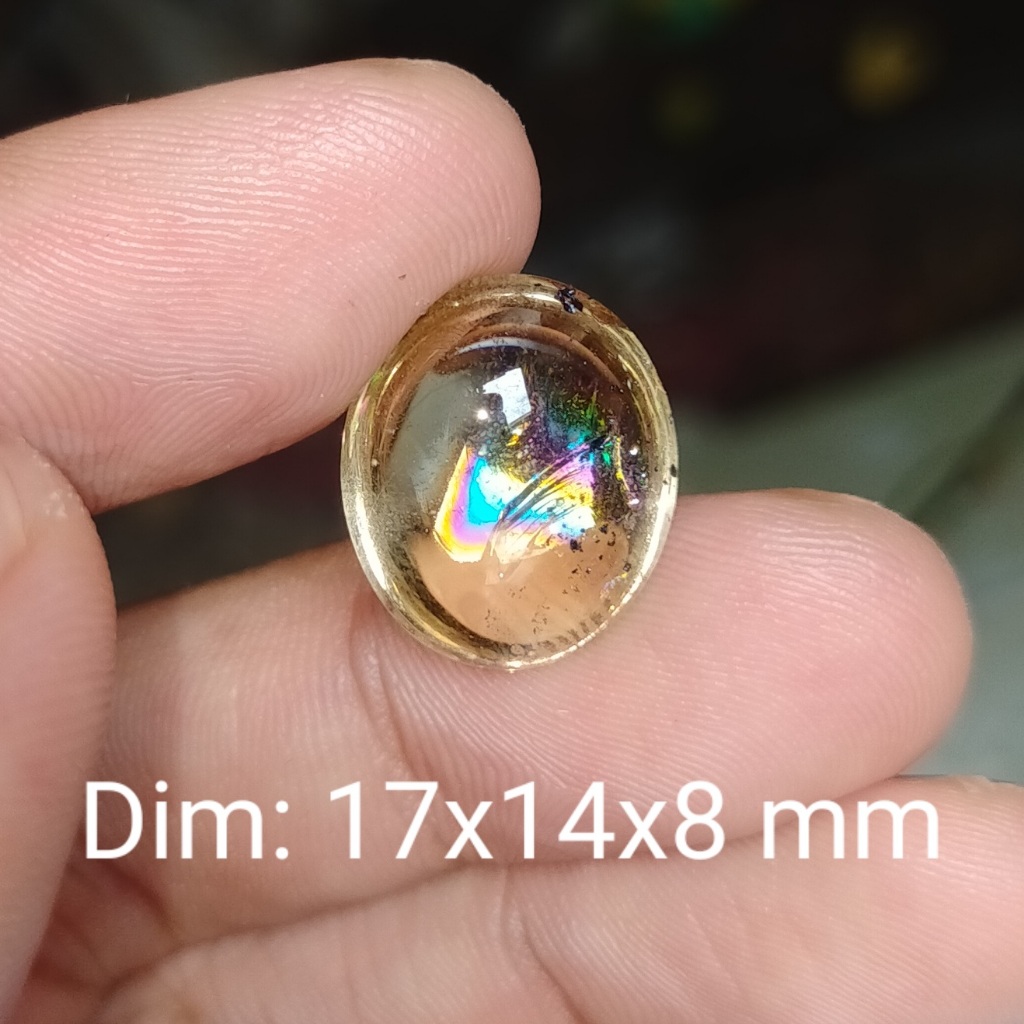 BATU KECUBUNG PELANGI KUNING MUDA ASLI cek batu lainnya yaman api wulung opal bacan permata kalimaya