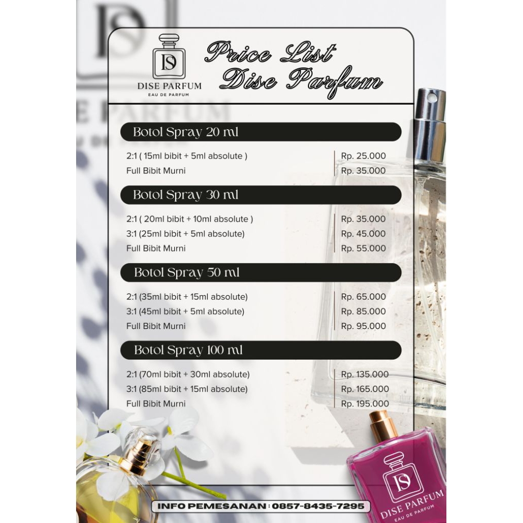 PARFUM REFILL TAHAN LAMA