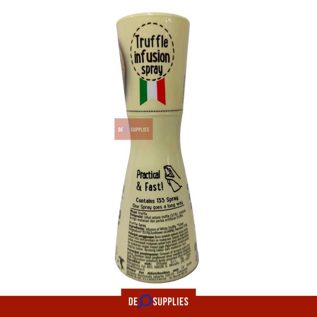 PROMO TURCI TRUFFLE SPRAY INFUSED 40ML - ITALIAN MINYAK WHITE TRUFFLE OIL SEMPROT PIZZA PASTA
