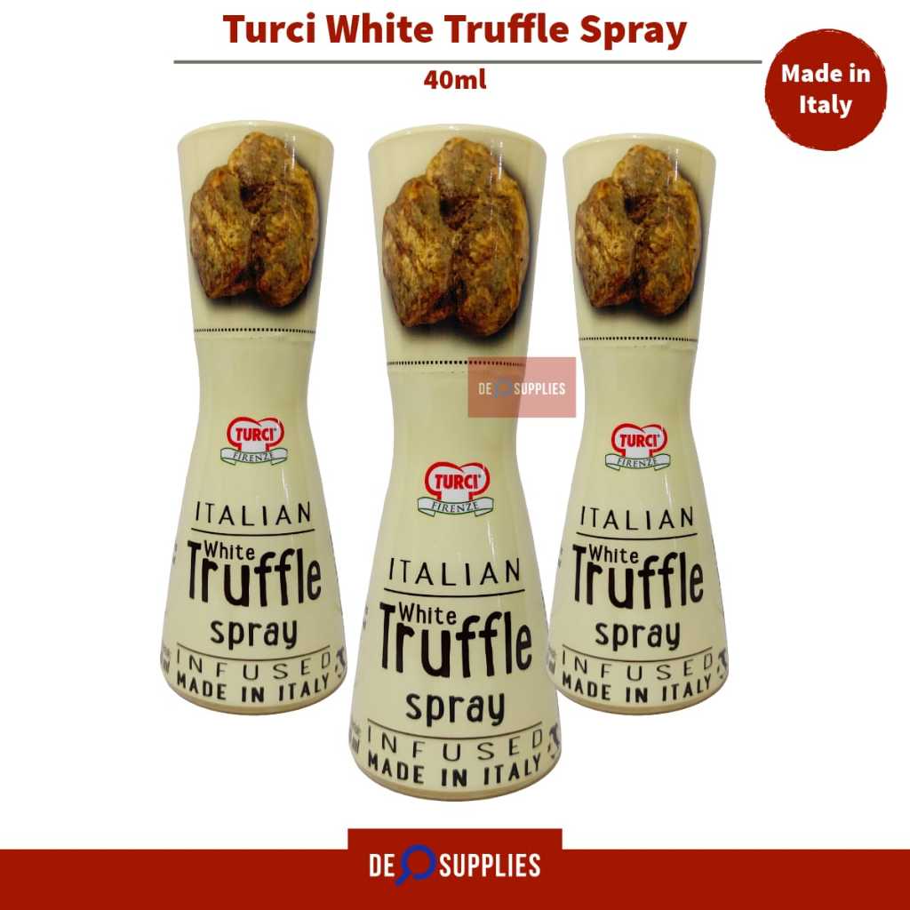 Turci Truffle Spray Infused 40ml - Italian Minyak White Truffle Oil Semprot Pizza Pasta