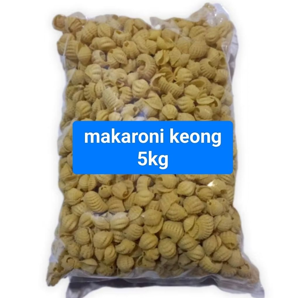 

MAKARONI BANTET MAKARONI KEONG MENTAH 5KG MURAH - JUAL RUGI + FREE SPIRAL