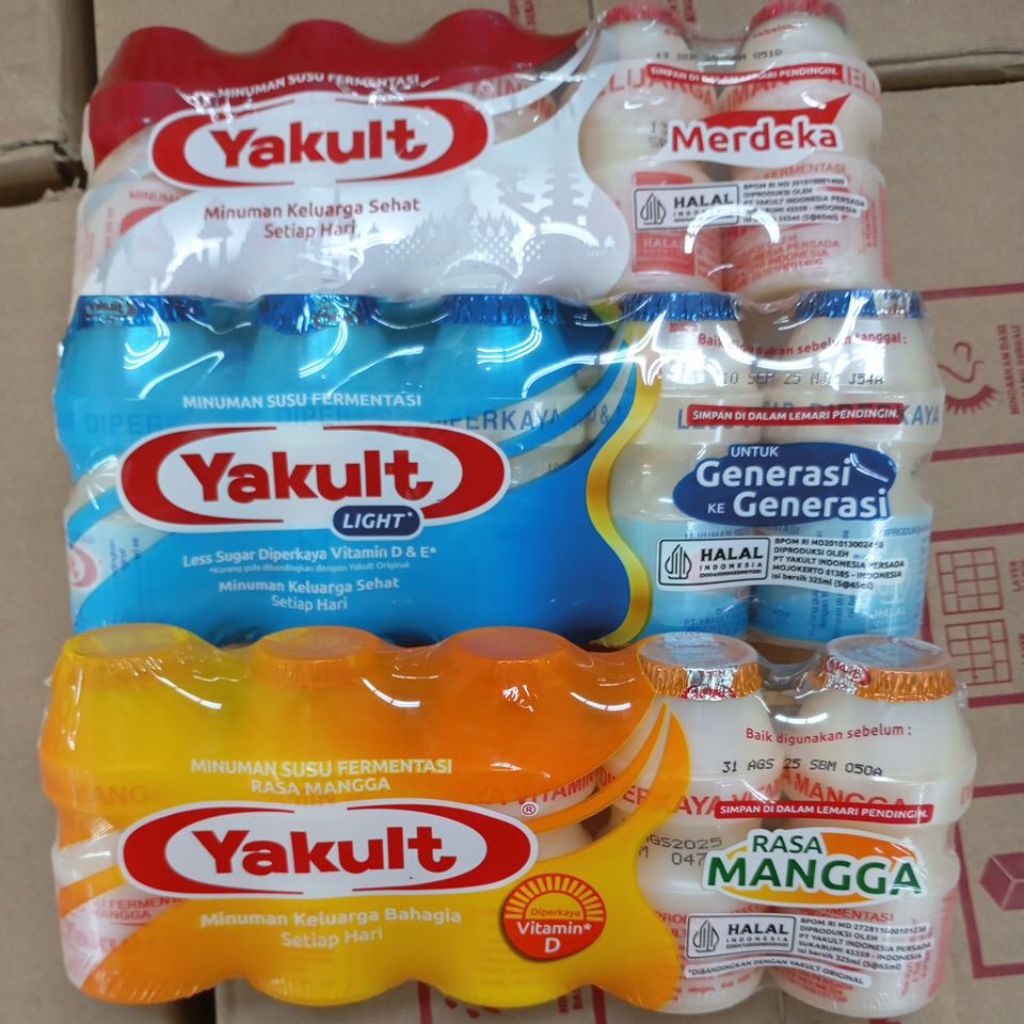 

Yakult Minuman Susu Fermentasi 5@65ml KHUHUS INSTAN