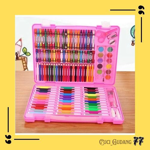 

KRAYON ANAK SET 150 & 86 PCS | PERLENGKAPAN MEWARNAI ANAK |
