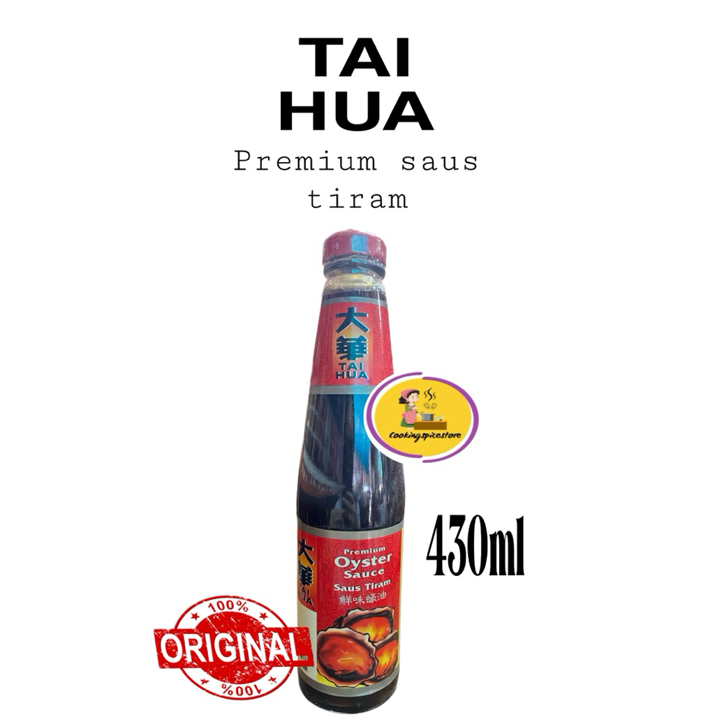

Tai Hua Premium Saus Tiram 430ml Original – Oyster Sauce Masakan Asia & Chinese Food